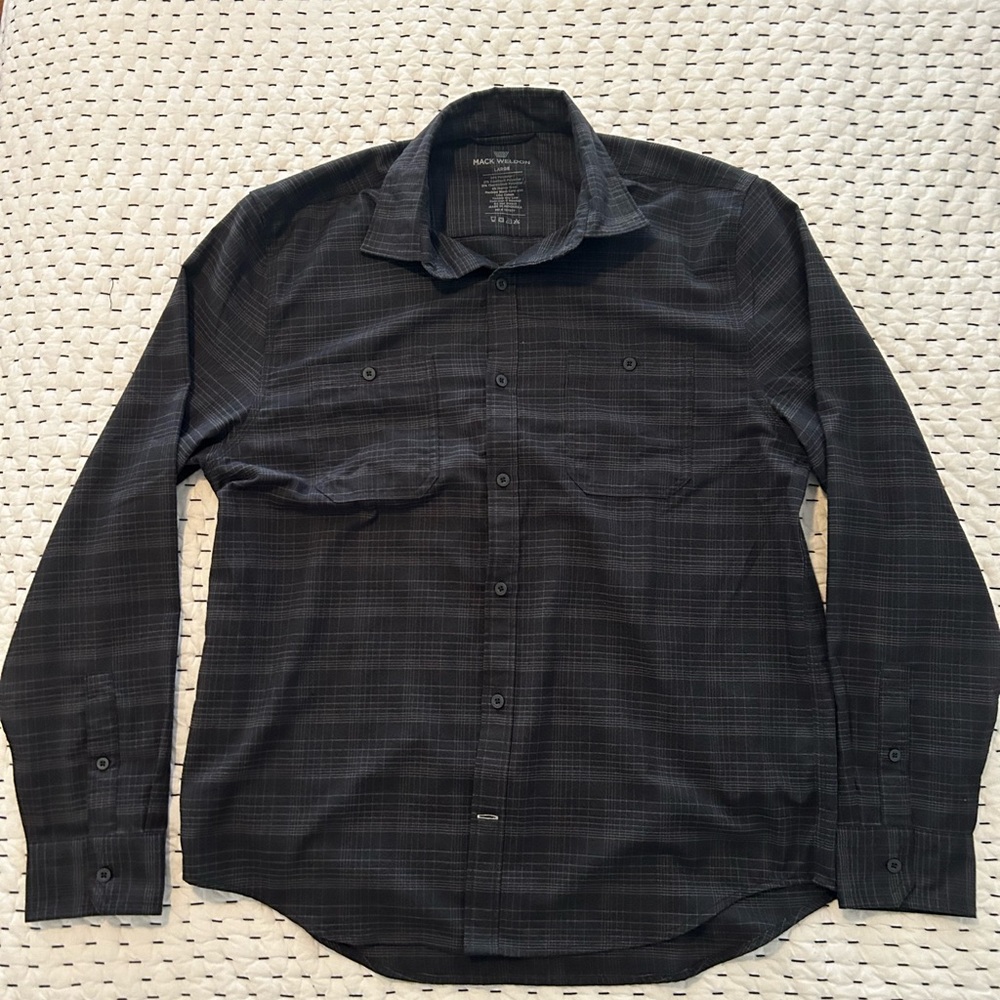 Mack Weldon flannel, L, work once